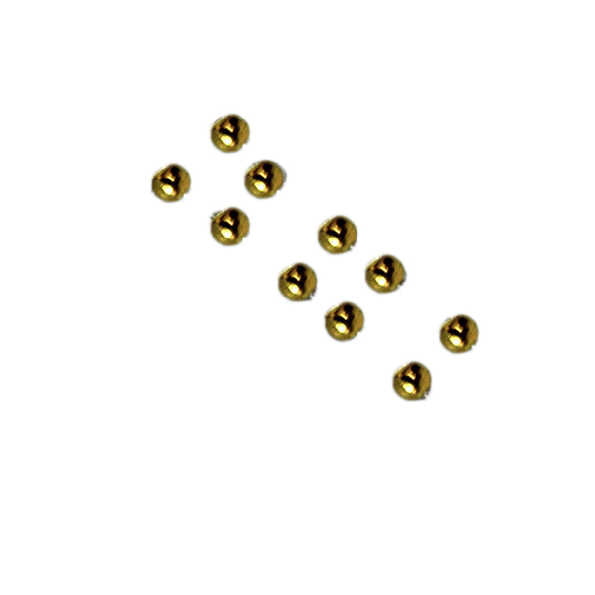 Browse Warrior Hollow Bead 1/8 Polished Brass 10-Pack Tackle HD
